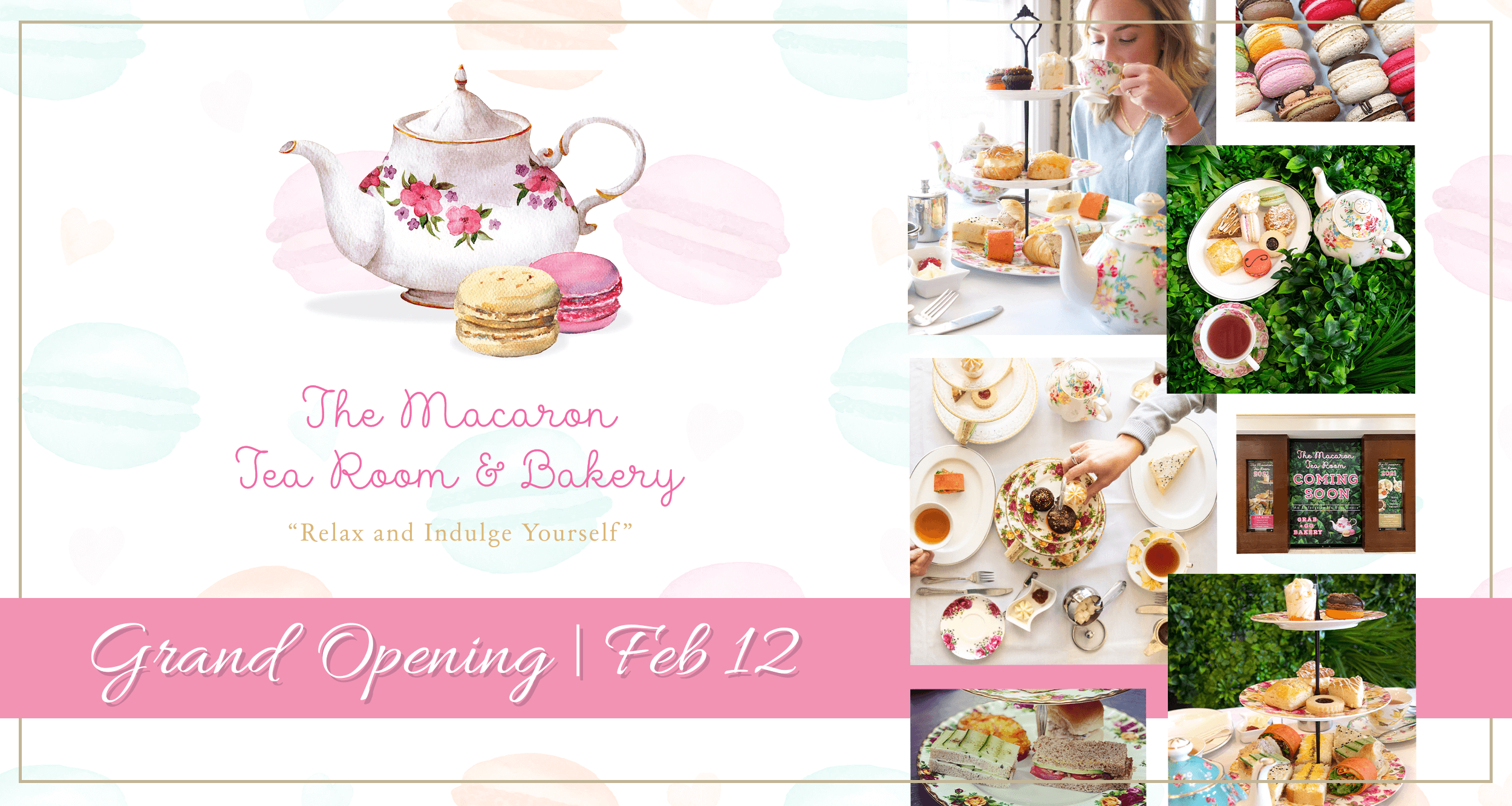 The Macaron Tea Room Grand Opening